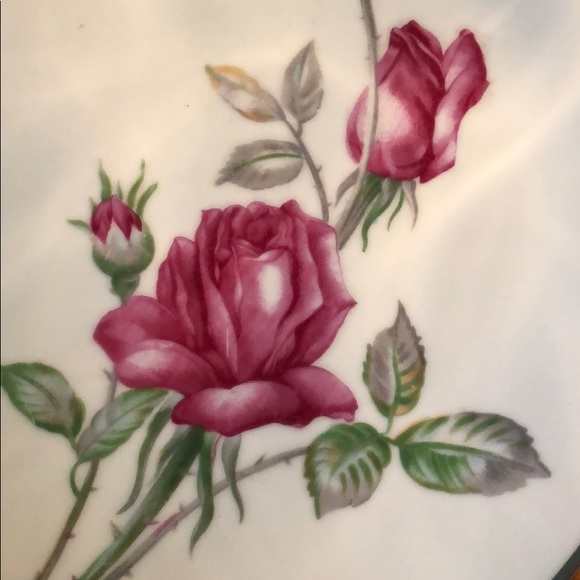 Vintage 5 pc Place Setting Kutani Rose Pattern - Picture 4 of 5